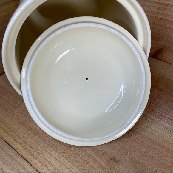 Vintage Cookie Jar 1986 HMK Auntie Em Collection Floral Flowers Basket - Picture 7 of 10